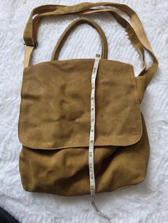 We The Free Suede Crossbody Bag in Chestnut - Picture 8 of 13